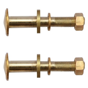 vidaXL Ρόδες Ανταλλακτικές για Ξαπλώστρα 2 τεμ. από Μασίφ Ξύλο Teak