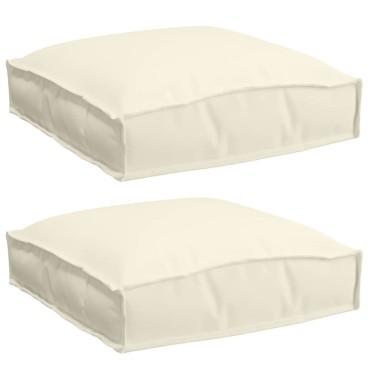 vidaXL 2 pcs Κρεμ 40x40x8cm