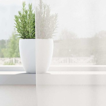 vidaXL Κουρτίνες Voile με βρόχους 2 τεμάχια Λευκό 140x140cm