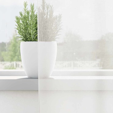 vidaXL Κουρτίνες Voile με βρόχους 2 τεμάχια Λευκό 140x175cm