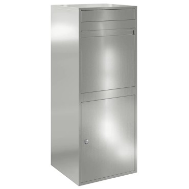 vidaXL Θυρίδα Πακέτων Ασημί 47,5 x 38 x 59 εκ. Επικαλυμμένος Χάλυβας