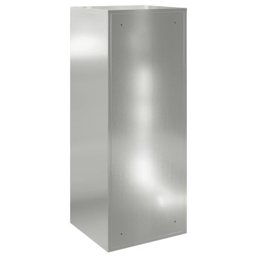 vidaXL Θυρίδα Πακέτων Ασημί 47,5 x 38 x 59 εκ. Επικαλυμμένος Χάλυβας