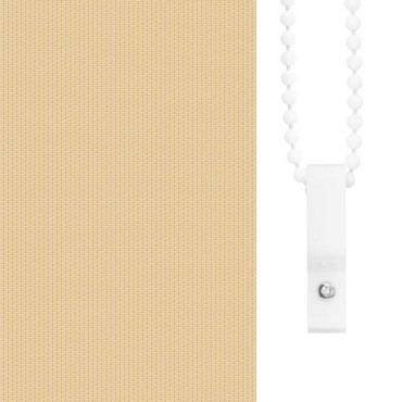 vidaXL Roller Blind Blackout Μπεζ 130x175 cm Πλάτος υφάσματος 126,6cm
