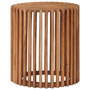 vidaXL Χειροποίητο Σετ Τραπεζιών 2 τεμ. Καφέ Τίκ 40x40x45cm