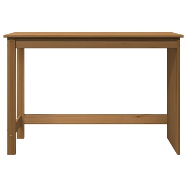 vidaXL Γραφείο Μέλι Καφέ 112x50x75cm Στερεό ξύλο πεύκου 1 τεμ.