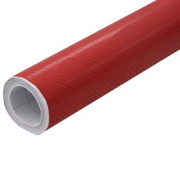 vidaXL Μεμβράνη Αυτοκινήτου 4D Κόκκινη 100 x 150 εκ.