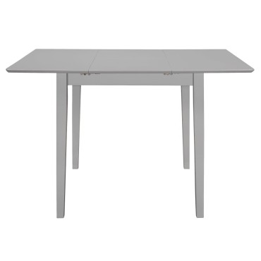 vidaXL Σετ Τραπεζαρίας 3 τεμ. Γκρι από MDF (80-120)x80x74cm