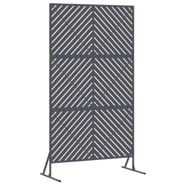 vidaXL Οθόνη Ιδιωτικότητας 100x50x180cm Ατσάλι Ανθρακί