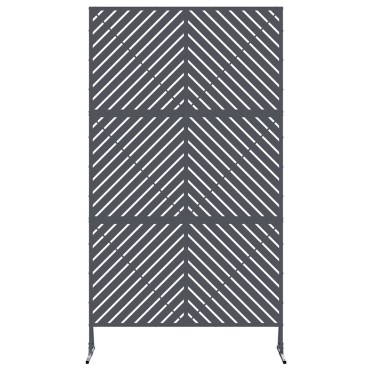 vidaXL Οθόνη Ιδιωτικότητας 100x50x180cm Ατσάλι Ανθρακί