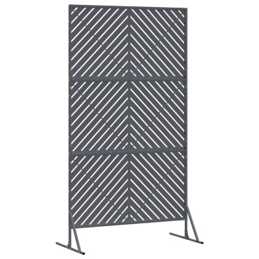 vidaXL Οθόνη Ιδιωτικότητας 100x50x180cm Ατσάλι Ανθρακί