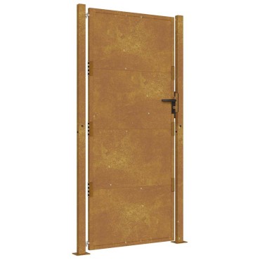 vidaXL Πόρτα Κήπου 100x175 εκ. από Ατσάλι Corten