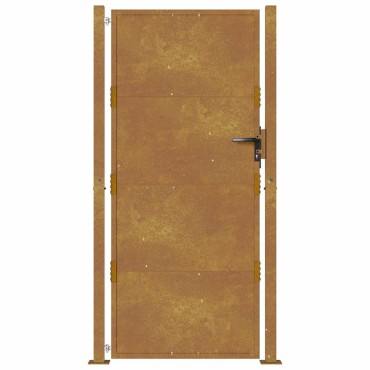 vidaXL Πόρτα Κήπου 100x175 εκ. από Ατσάλι Corten