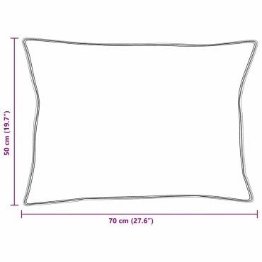 vidaXL Μαξιλάρι 2 τμχ. 50 x 70 cm Φτερό Λευκό