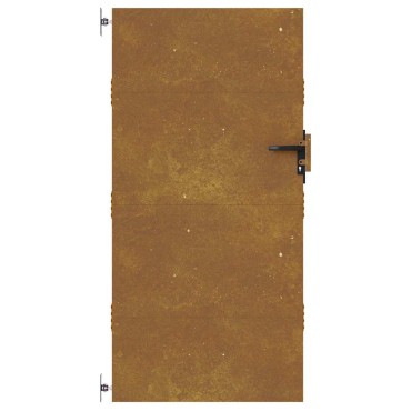 vidaXL Πόρτα Κήπου 85x200 εκ. από Ατσάλι Corten