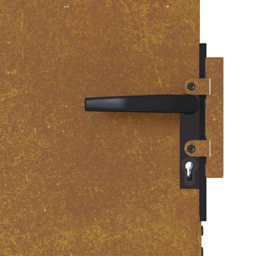 vidaXL Πόρτα Κήπου 85x200 εκ. από Ατσάλι Corten
