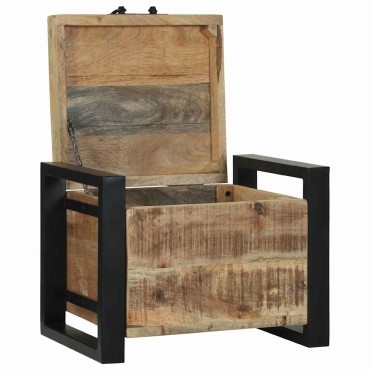 vidaXL Αποθηκευτικές Κάσες Καφέ 40x30x30cm Μασίφ ξύλο μάνγκο