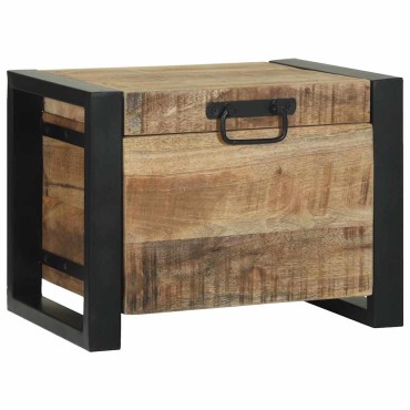 vidaXL Αποθηκευτικές Κάσες Καφέ 40x30x30cm Μασίφ ξύλο μάνγκο