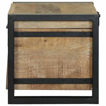 vidaXL Αποθηκευτικές Κάσες Καφέ 40x30x30cm Μασίφ ξύλο μάνγκο