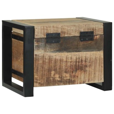 vidaXL Αποθηκευτικές Κάσες Καφέ 40x30x30cm Μασίφ ξύλο μάνγκο