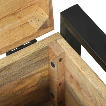 vidaXL Αποθηκευτικές Κάσες Καφέ 40x30x30cm Μασίφ ξύλο μάνγκο