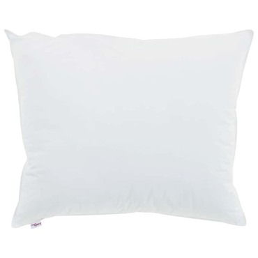 vidaXL Μαξιλάρι με μαξιλάρι Λευκό 60 x 70 cm Βαμβάκι