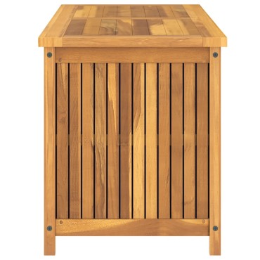 vidaXL Μπαούλο Κήπου 114x50x58cm από Μασίφ Ξύλο Teak 1 τεμ.