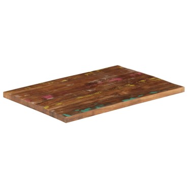 vidaXL Επιφάνεια Τραπεζιού Ορθογώνια 80x70x2,5cm Ανακυκλωμένο Ξύλο 1 τεμ.