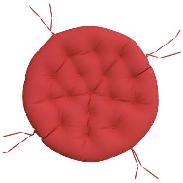 vidaXL Μαξιλάρι Στρογγυλό Κόκκινο 100x11cm από Ύφασμα Oxford