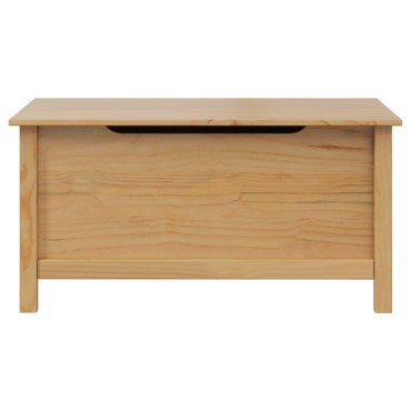 vidaXL Κουτί αποθήκευσης HILL Μέλι Καφέ 90x40x45cm Στερεό πεύκο
