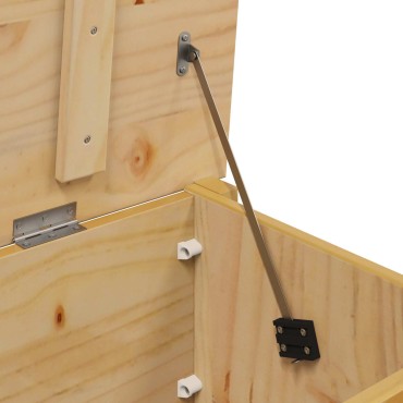 vidaXL Κουτί αποθήκευσης HILL Μέλι Καφέ 90x40x45cm Στερεό πεύκο