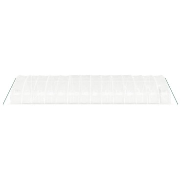 vidaXL Θερμοκήπιο με Ατσάλινο Πλαίσιο Λευκό 84 μ² 14 x 6 x 2,85 μ.