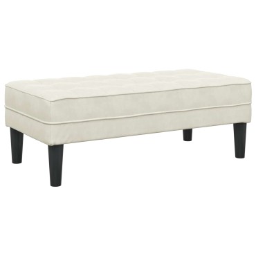 vidaXL Σετ Καναπέ 2 τεμ. Κρεμ Πολυεστέρας 173x131x67cm  Διθέσιος