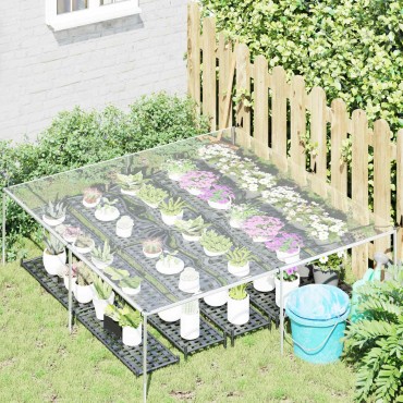 vidaXL Κάλυμμα Φυτών Διαφανές 2 x 2 m PVC