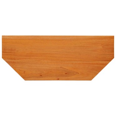 vidaXL Ντουλάπι TV Φυσικό 100x40,5x46cm Στερεό ξύλο Μαόνι 1 τεμ.