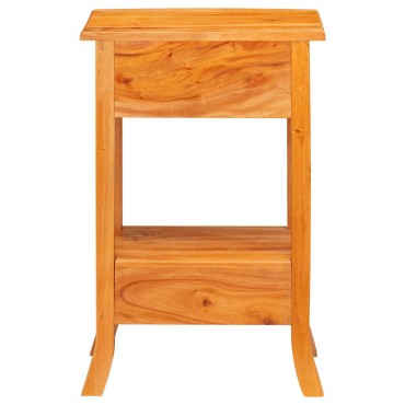vidaXL Τραπέζι κονσόλας Φυσικό 50,5x30x75,5cm Στερεό ξύλο Μαόνι