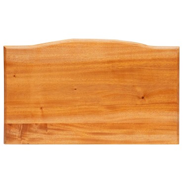 vidaXL Τραπέζι κονσόλας Φυσικό 50,5x30x75,5cm Στερεό ξύλο Μαόνι