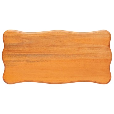 vidaXL Τραπεζάκι Πλευράς Φυσικό 60,5x30x61cm Στερεό ξύλο Μαόνι