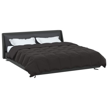 vidaXL Καλοκαιρινό Παπλωματοθήκη 220 x 240 cm Καλοκαίρι Ανθρακί