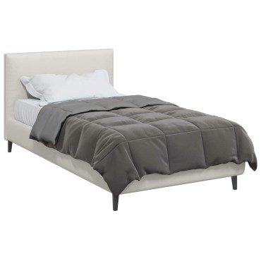 vidaXL Καλοκαιρινό Παπλωματοθήκη 140 x 220 cm Καλοκαίρι Ανοιχτό γκρι