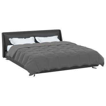 vidaXL Καλοκαιρινό Παπλωματοθήκη 200 x 220 cm Καλοκαίρι Ανοιχτό γκρι