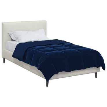 vidaXL Κουβέρτα ολόκληρου του χρόνου 155 x 220 cm 4 Εποχές Σκούρο Μπλε