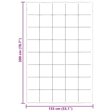 vidaXL Χειμερινό Παπλωματοθήκη 135 x 200 cm Χειμώνας Σκούρο Μπλε