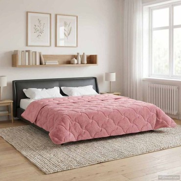 vidaXL Καλοκαιρινό Παπλωματοθήκη 220 x 240 cm Καλοκαίρι Ροζ