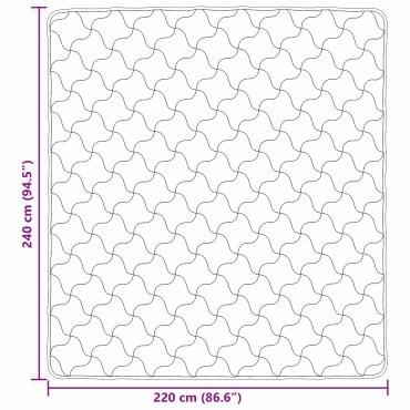 vidaXL Καλοκαιρινό Παπλωματοθήκη 220 x 240 cm Καλοκαίρι Ροζ