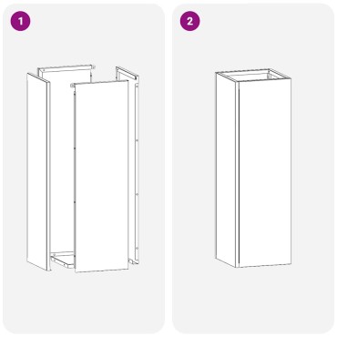 vidaXL Βάση ομπρέλας βροχής Μαύρο 15,5 x 15,5 x 49 εκ Ατσάλι