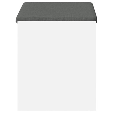 vidaXL Παγκάκι Χαλωρίου Λευκός 63x38x45 εκ 1 τεμ.
