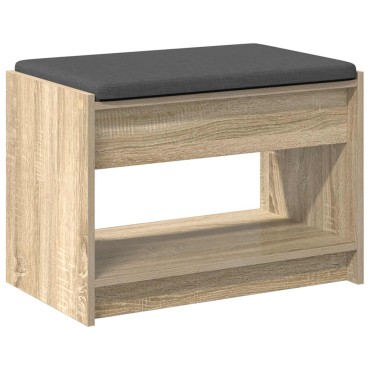 vidaXL Παγκάκι Χαλωρίου Δρύς Sonoma 63x38x45 εκ 1 τεμ.