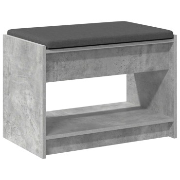 vidaXL Παγκάκι Χαλωρίου Σκυρόχρωμο Γκρι 63x38x45 εκ 1 τεμ.