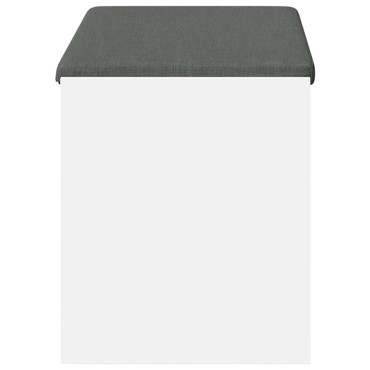 vidaXL Παγκάκι Χαλωρίου Λευκός 83x38x45 εκ 1 τεμ.
