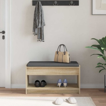 vidaXL Παγκάκι Χαλωρίου Δρύς Sonoma 83x38x45 εκ 1 τεμ.